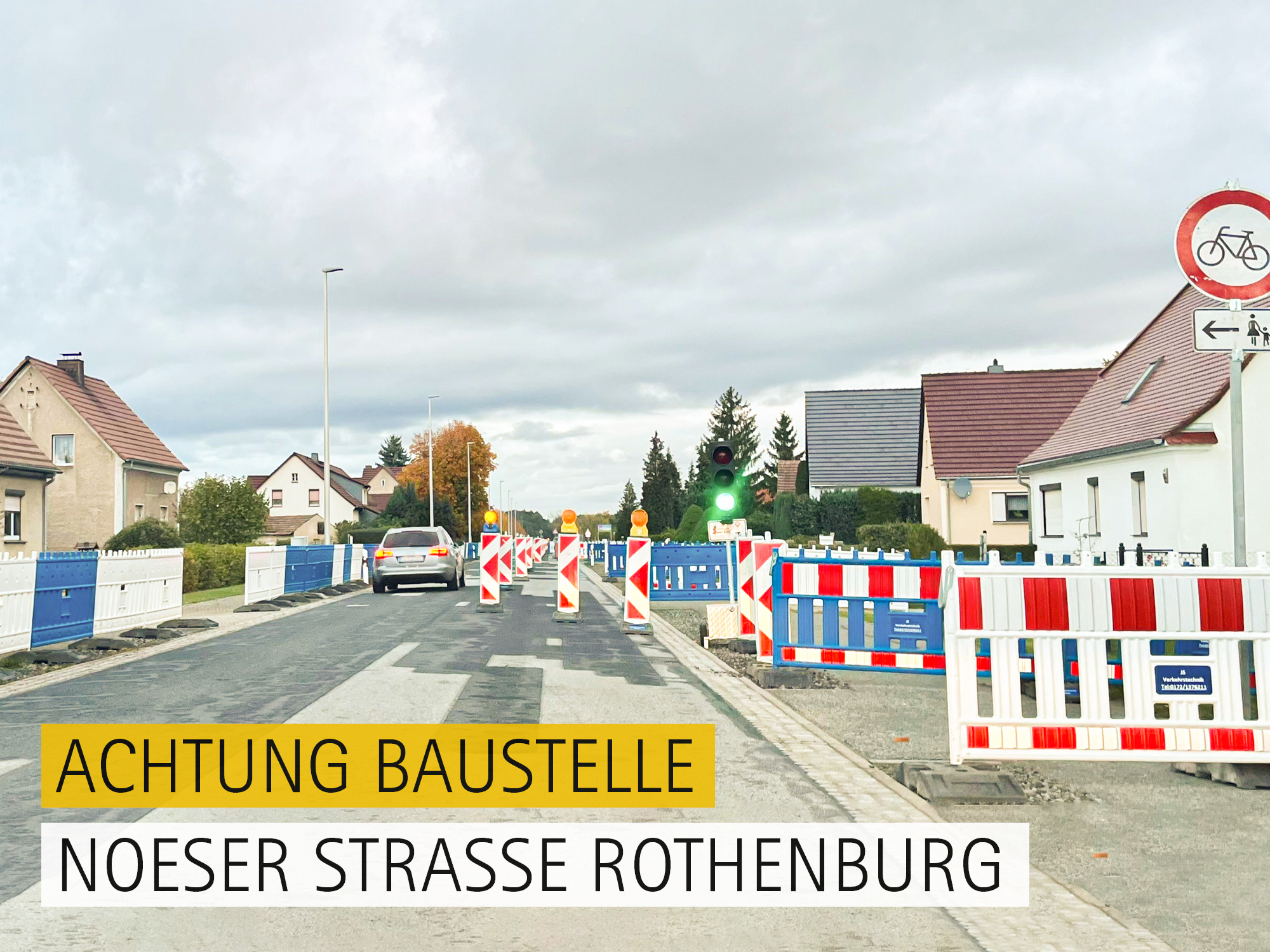 Baustelle Rothenburg Noeser Straße