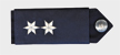 Dienstgradabzeichen mit zwei silbernen Sternen