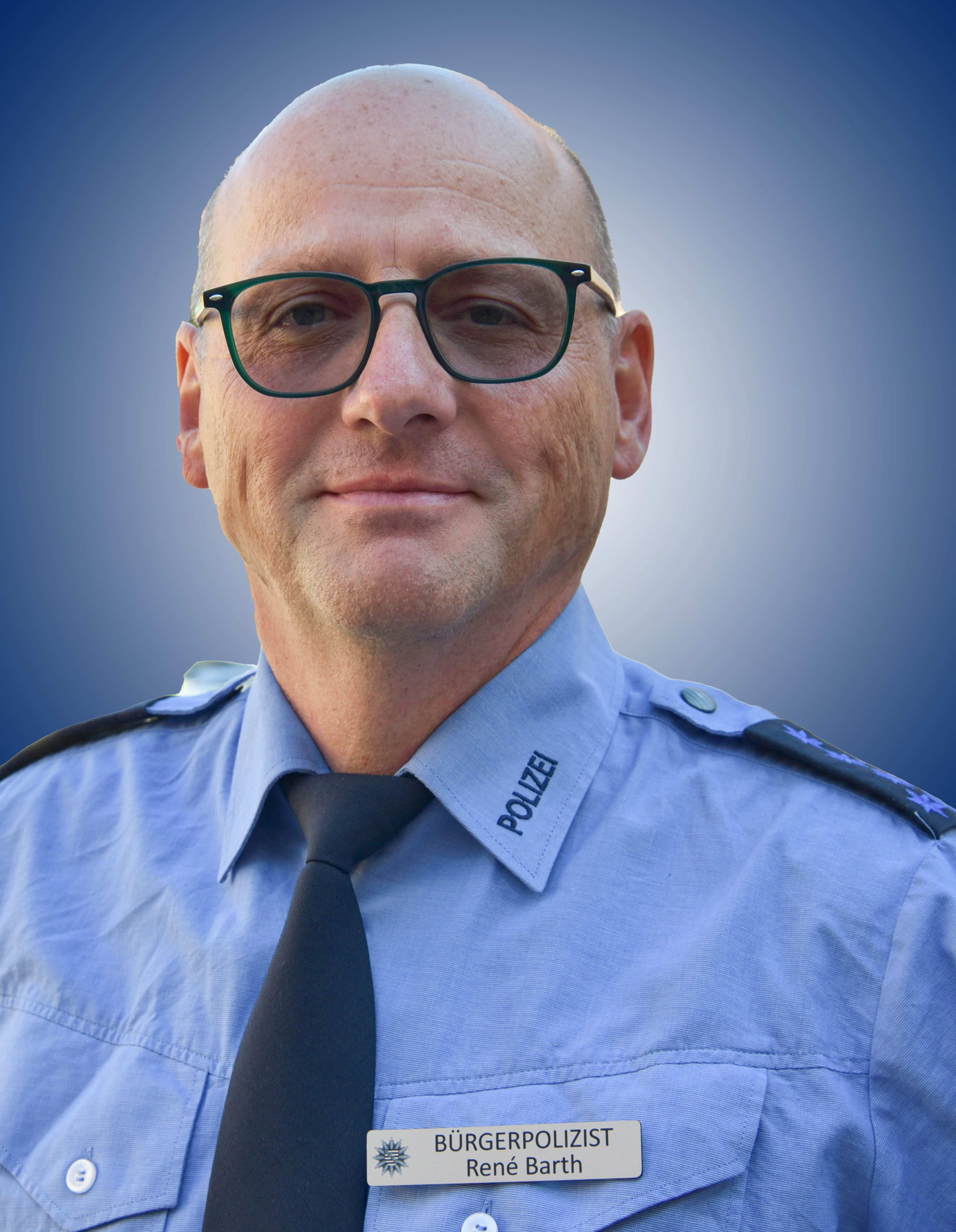 Polizeihauptmeister René Barth in Vertretung