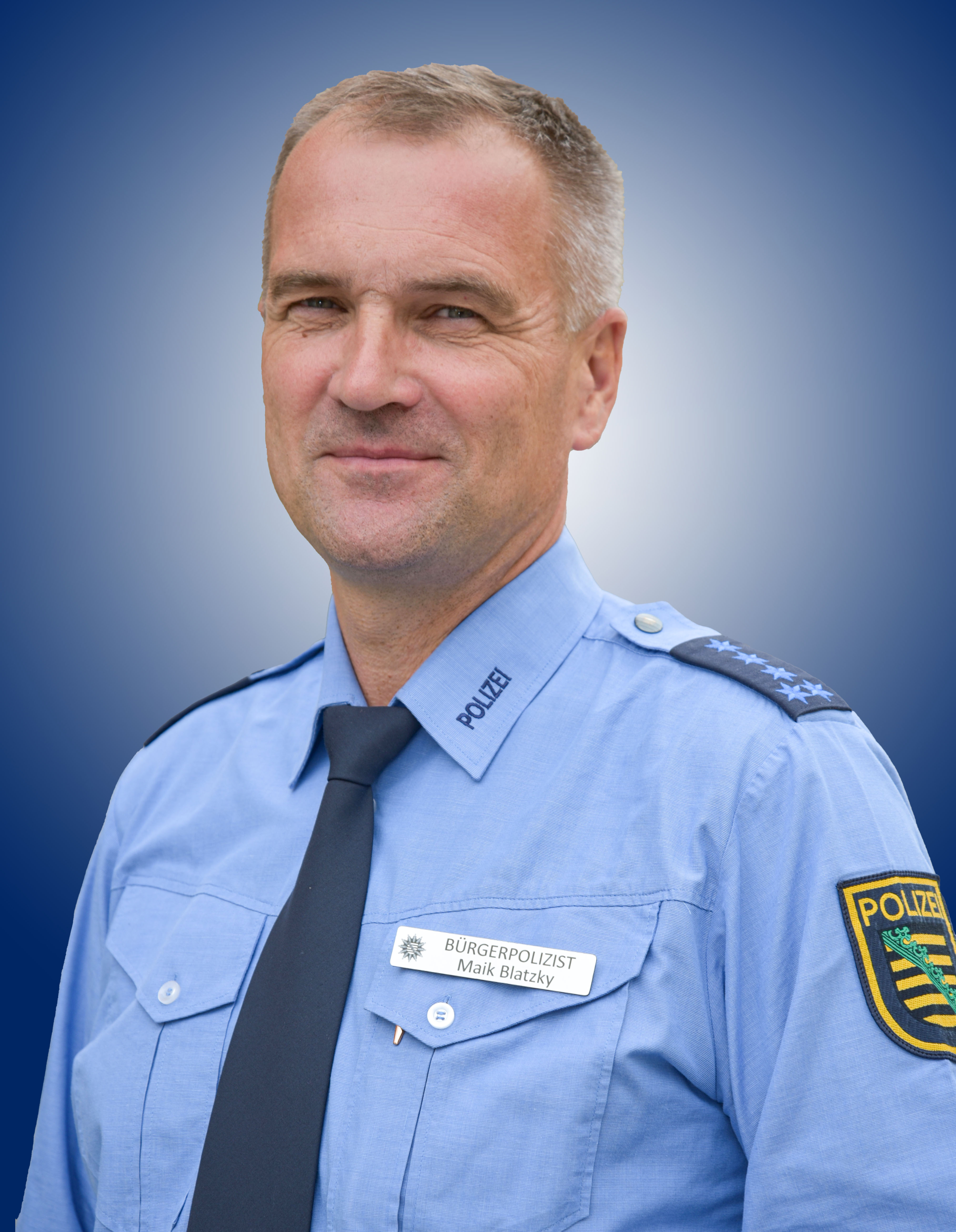 Polizeihauptmeister Maik Blatzky