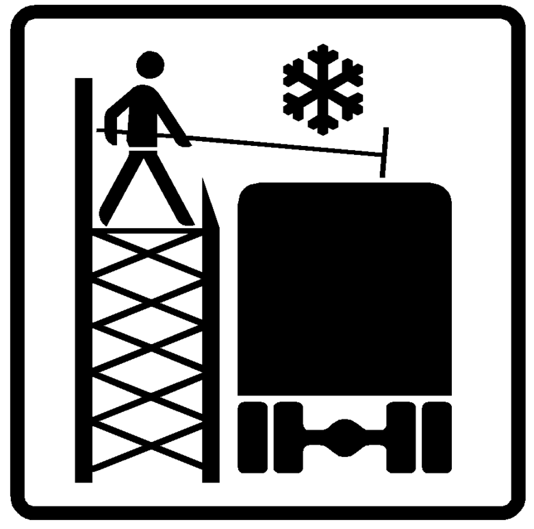 Piktogramm: Räumstation