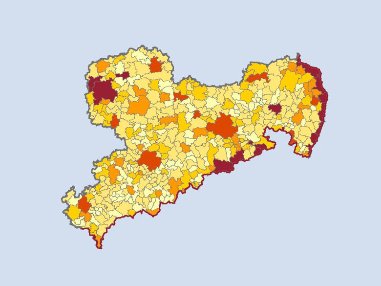 Karte Kriminalitätsatlas 2023