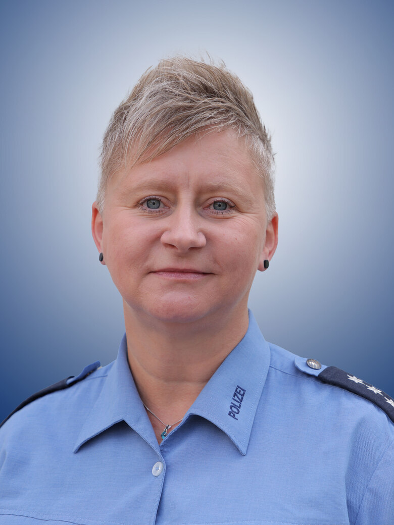 Hier sehen Sie Bürgerpolizistin Anja Lobe