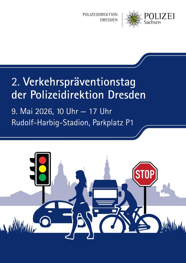Verkehrspräventionstag am 9. Mai 2026 in Dresden
